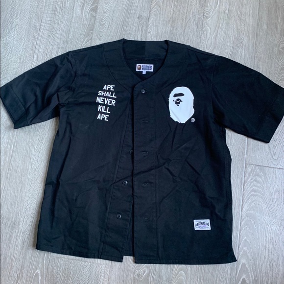 bape baseball jersey